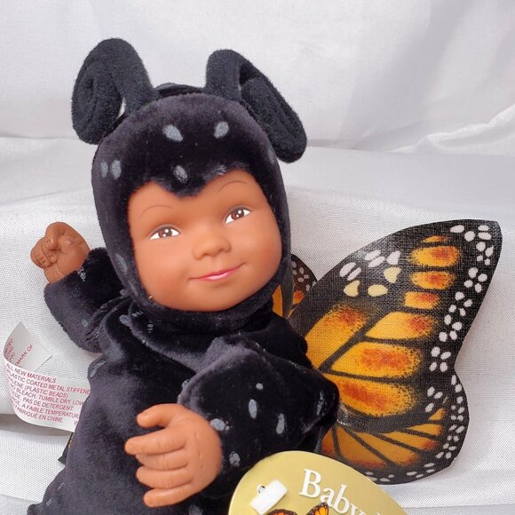 Anne Geddes Baby Butterflies Bean Filled Baby Doll Monarch Butterfly 1998 - Picture 7 of 9